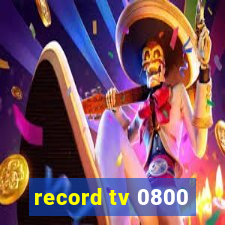 record tv 0800